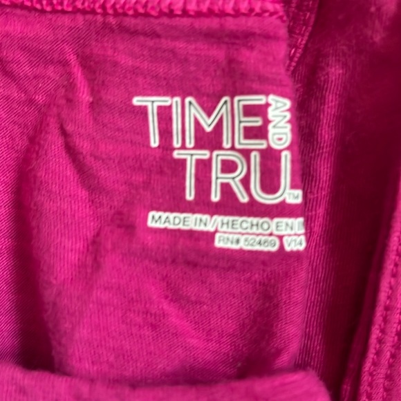 time and tru pink stripped tank top - Picture 5 of 5